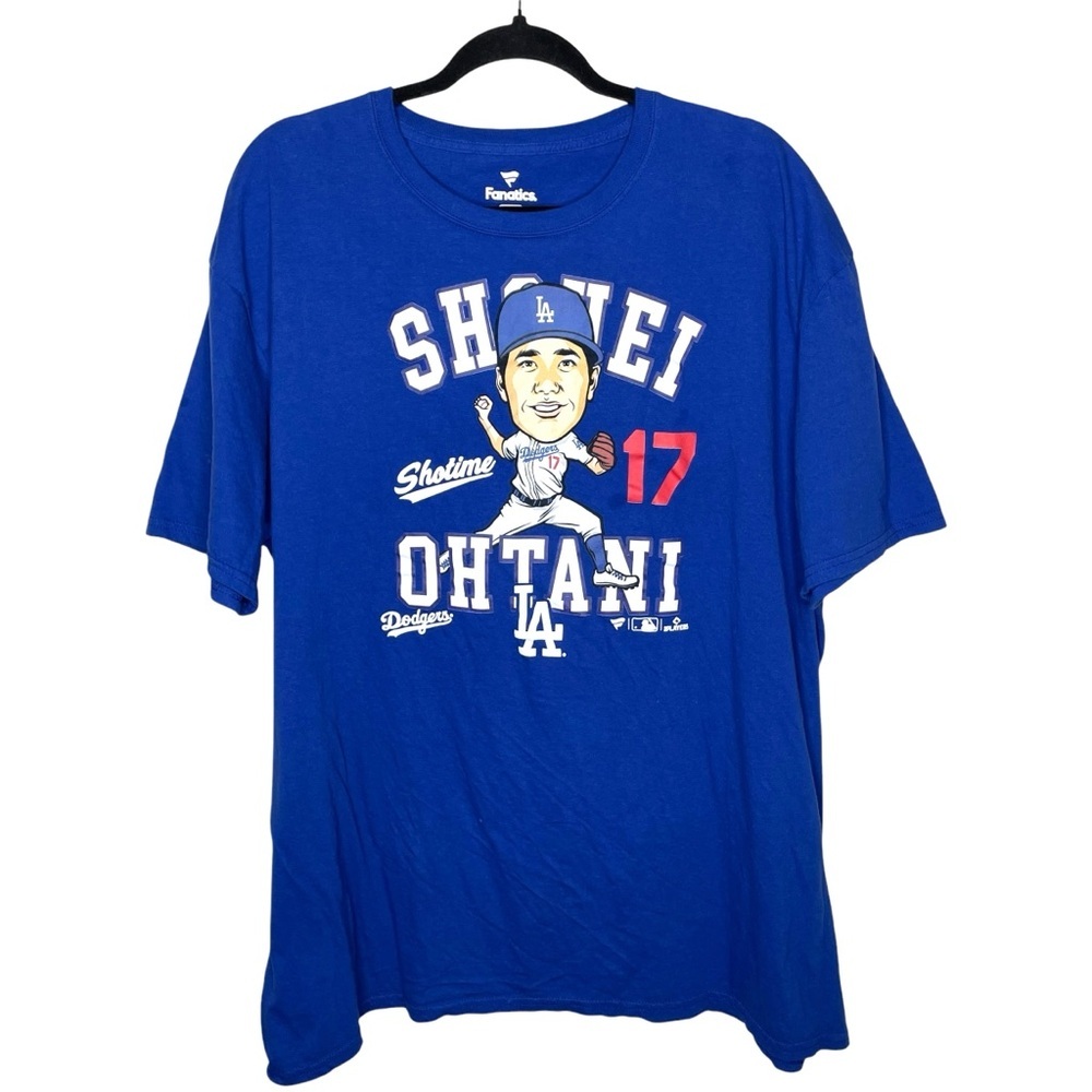 LA Dodgers #17 Shohei Ohtani Shotime Graphic‎ Shirt 2XL